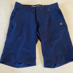 Hurley Mens Shorts Size 29 Casual Navy Blue